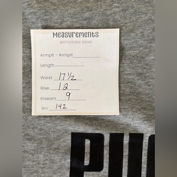 Puma Men's Size XL Shorts Big Logo Sports Relaxed Fit Gray Pockets - Picture 11 of 11